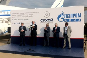 First SSJ100 Long Range delivered to Gazpromavia